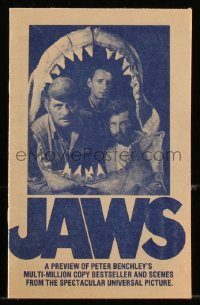 1a1427 JAWS 5x7 preview booklet 1975 scenes from the spectacular Universal picture, ultra rare!