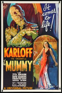 1a2318 MUMMY S2 poster 1997 $450,000 image at a fraction of the price, art of Boris Karloff!