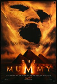 1a2581 MUMMY teaser DS 1sh 1999 Brendan Fraser & Rachel Weisz in Egypt, cool image of sandstorm!