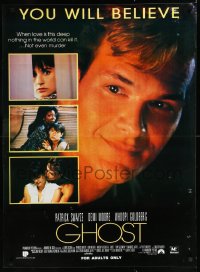 1a2257 GHOST Pakistani 1990 classic romantic close up of spirit Patrick Swayze & sexy Demi Moore!