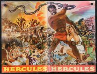 1a0632 HERCULES pressbook 1959 great art of the world's mightiest man Steve Reeves, includes herald!