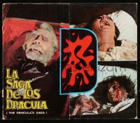 1a0578 DRACULA SAGA Spanish promo brochure 1977 great Spanish vampire images, ultra rare!