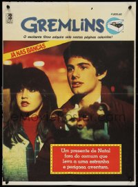 1a1831 GREMLINS photo style 18x25 Brazilian special poster 1984 Editora Tres promo!