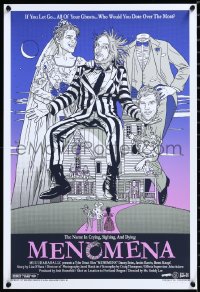 1a2299 MENOMENA signed #16/450 16x24 art print 2007 by Stout, Menomenajuice, Beetlejuice parody!