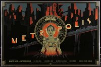 1a1817 METROPOLIS #3/10 metal edition 24x36 art print 2013 wonderful art by Durieux, only ten made!