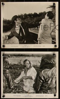 1a1654 DR. NO 3 8x10 stills 1963 Sean Connery as James Bond & Ursula Andress fighting bad guys!