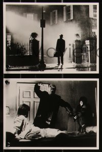 1a1581 EXORCIST 29 Dutch 7x9.5 stills 1974 William Friedkin, classic silhouette image of Max Von Sydow!