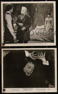 1a1633 PHANTOM OF THE OPERA 5 8x10 stills 1962 masked Herbert Lom shown in most, Hammer horror!