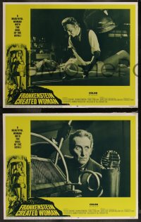 1a0931 FRANKENSTEIN CREATED WOMAN 8 LCs 1967 Peter Cushing, Susan Denberg had the soul of the Devil!