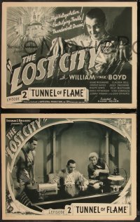 1a0957 LOST CITY 8 chapter 2 LCs 1935 cool high-voltage jungle sci-fi serial, Tunnel of Flame!