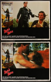 1a0958 MAD MAX 8 LCs 1980 George Miller & Mel Gibson Australian classic, rare complete set!