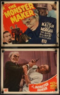 1a0963 MONSTER MAKER 8 LCs 1944 scientist J. Carrol Naish, Wanda McKay, Tala Birell & Ralph Morgan!