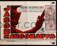 1a0636 JASON & THE ARGONAUTS pressbook 1962 special fx by Ray Harryhausen, cool art of Talos!