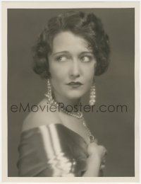 1b0649 DOROTHY SEBASTIAN deluxe 10x13 still 1930s close up wearing pearls by Ruth Harriet Louise!