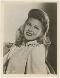 1b0663 I'LL BE SEEING YOU deluxe 11x14.25 still 1945 head & shoulders portrait of Ginger Rogers!