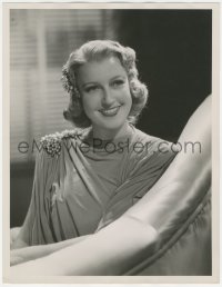 1b0669 JEANETTE MACDONALD deluxe 10x13 still 1930s beautiful MGM smiling portrait by Virgil Apger!