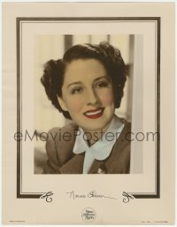 1b0699 NORMA SHEARER color-glos 11x14 still 1941 pretty smiling portrait in business suit at MGM!