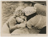 1b0702 OUR LITTLE GIRL 11x14.25 still 1935 great close up of adorable pouting Shirley Temple!