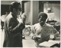 1b0714 SWEET CHARITY candid deluxe 10x12.75 still 1969 Sammy Davis Jr. & screenwriter Peter Stone!