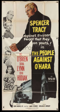 1b0487 PEOPLE AGAINST O'HARA 3sh 1951 Spencer Tracy against sinister forces that prey on youth!