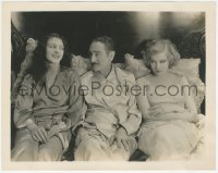 1b2207 BLONDE OR BRUNETTE 8x10.25 still 1927 Adolphe Menjou between Greta Nissen & Arlette Marchal!