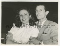 1b2271 GENE TIERNEY/OLEG CASSINI 6.5x8.5 news photo 1941 when the couple eloped to Las Vegas!