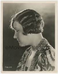 1b2277 GLORIA SWANSON 8x10.25 still 1923 left side view of her new hair dress, The Gloria Bob!