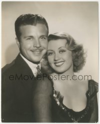 1b2278 GOLD DIGGERS OF 1937 deluxe 8x10 still 1936 Dick Powell & Joan Blondell by Scotty Welbourne!