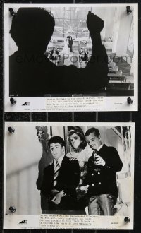 1b2496 GRADUATE 2 8x10 stills 1967 Dustin Hoffman & Katharine Ross at wedding, Avery, Wilson!