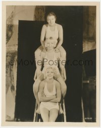 1b2290 HOLLYWOOD PARTY candid 8x10 still 1934 sexy ladies who hold diving records make movie debut!