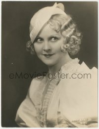 1b2291 HOPE HAMPTON deluxe 7.5x9.75 still 1920s head & shoulders portrait by Boris of New York!