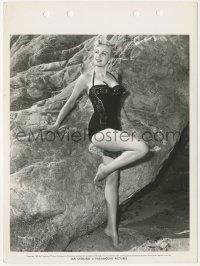 1b2301 JAN STERLING 8x11 key book still 1952 too sexy portrait in swimsuit ordered to be retouched!