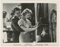 1b2317 KILLER'S KISS 8x10 still 1955 c/u of Jamie Smith & Irene Kane, early Stanley Kubrick noir!