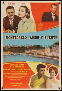 1b0308 GLUCK UND LIEBE IN MONACO Argentinean 1959 Princess Grace Kelly, Frank Sinatra, very rare!