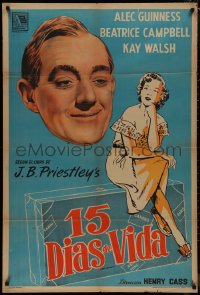 1b0319 LAST HOLIDAY Argentinean 1950 Sir Alec Guinness only has a few months left to live!