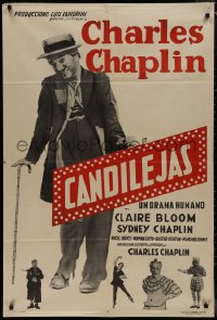 1b0320 LIMELIGHT Argentinean R1960s great images of aging Master of Comedy Charlie Chaplin, rare!