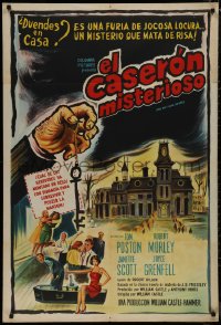 1b0328 OLD DARK HOUSE Argentinean 1963 William Castle's killer-diller with a nuthouse of kooks!