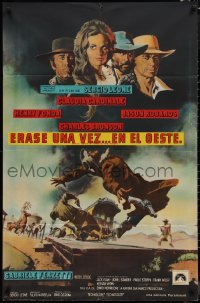 1b0329 ONCE UPON A TIME IN THE WEST Argentinean 1968 Leone, Cardinale, Fonda, Bronson, Robards