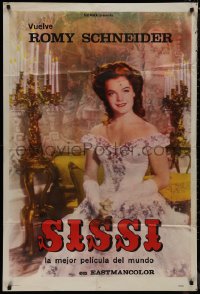 1b0338 SISSI Argentinean R1970s pretty 17 year-old Romy Schneider as the Bavarian Princess, rare!