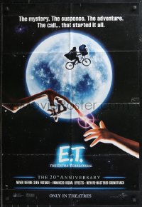 1b0592 E.T. THE EXTRA TERRESTRIAL Aust 1sh R2002 Drew Barrymore, Spielberg, bike over the moon!