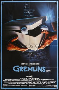 1b0599 GREMLINS Aust 1sh 1984 cute, clever, mischievous, dangerous, Joe Dante, cool John Alvin art!