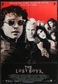 1b0603 LOST BOYS Aust 1sh 1987 teen vampire Kiefer Sutherland, directed by Joel Schumacher!