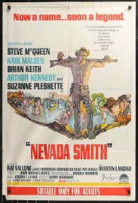 1b0606 NEVADA SMITH Aust 1sh 1966 Steve McQueen drank and killed and loved and never forgot how to hate!