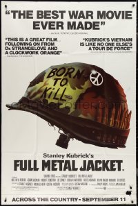 1b0200 FULL METAL JACKET English 40x60 1987 Stanley Kubrick, Vietnam War, Philip Castle art, rare!