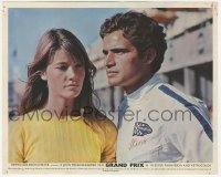 1b2283 GRAND PRIX color English FOH LC 1967 F1 race car driver Antonio Sabato & sexy Francoise Hardy