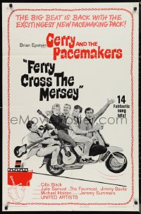 1b1200 FERRY CROSS THE MERSEY 1sh 1965 rock & roll, big beat is back, Gerry & the Pacemakers!