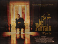 1b0989 GODFATHER PART III French 8p 1990 great image of Al Pacino, directed by Francis Ford Coppola!