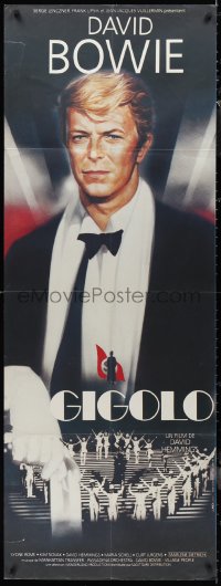 1b1057 JUST A GIGOLO French door panel 1981 David Hemmings' Schoner Gigolo, David Bowie, Landi art!