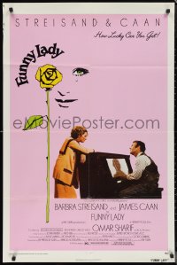 1b1217 FUNNY LADY 1sh 1975 Barbra Streisand as Fanny Brice, James Caan, Sharif