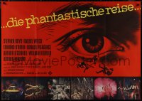 1b0107 FANTASTIC VOYAGE German 33x47 1966 Raquel Welch & scientists going into human brain, rare!